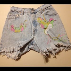 Authentic Levi's 550 Cutoffs Denim Jean Shorts VTG
